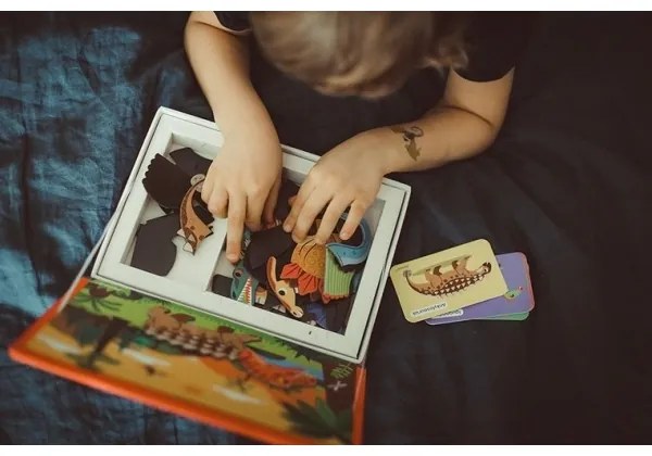 Janod - MAGNETIBOOK dinosauri gioco magnetico interattivo