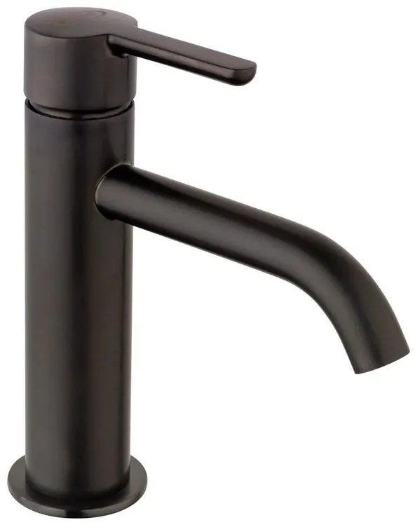 Rubinetto per lavabo a canna media Baleno nero spazzolato JACUZZI RUBINETTERIA