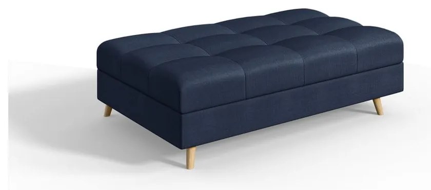 Pouf blu scuro Ariella - Ropez