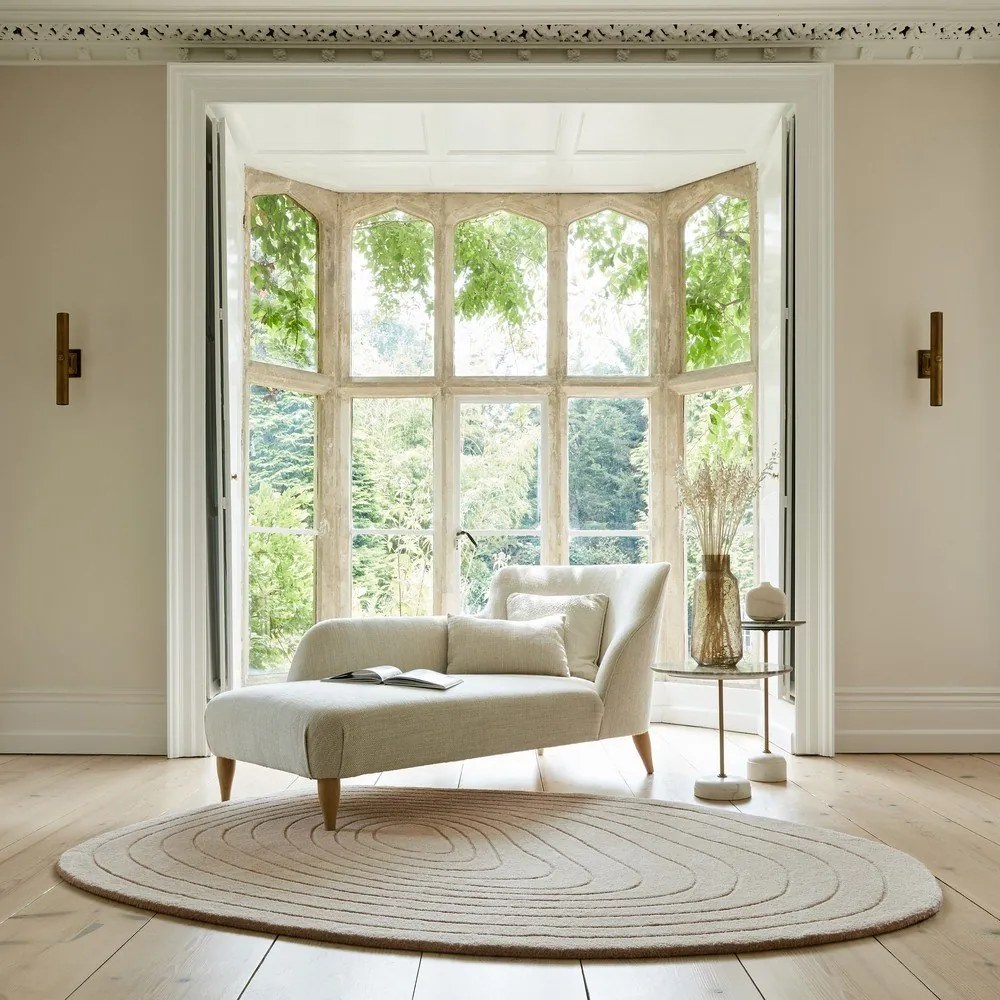 Tappeto in lana crema 200x290 cm Puddle Wool - Flair Rugs