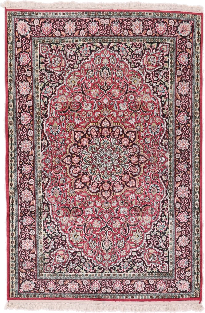 Cashmere Silk Tappeto orientale 180 x 120 (Indian) Annodato A Mano
