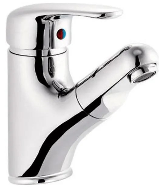 Aqualine - Miscelatore per lavabo KASIOPEA 14,2 cm, cromo lucido