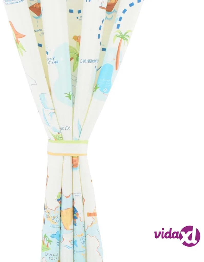 vidaXL Tende Oscuranti per Bambini 2pz 140x240cm Giramondo