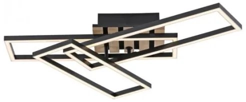 JUST LIGHT. 14051-79 - Plafoniera LED AKUSTIKA LED/20,5W/230V rovere/nero