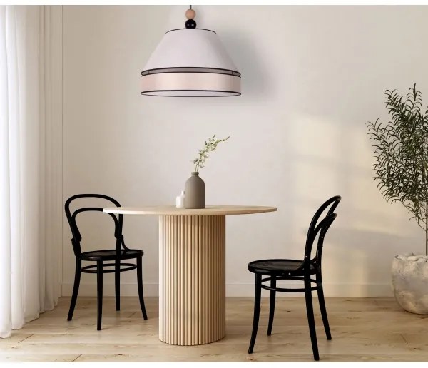Duolla - Lampadario a sospensione con filo AVIGNON 1xE27/15W/230V diametro 50 cm beige