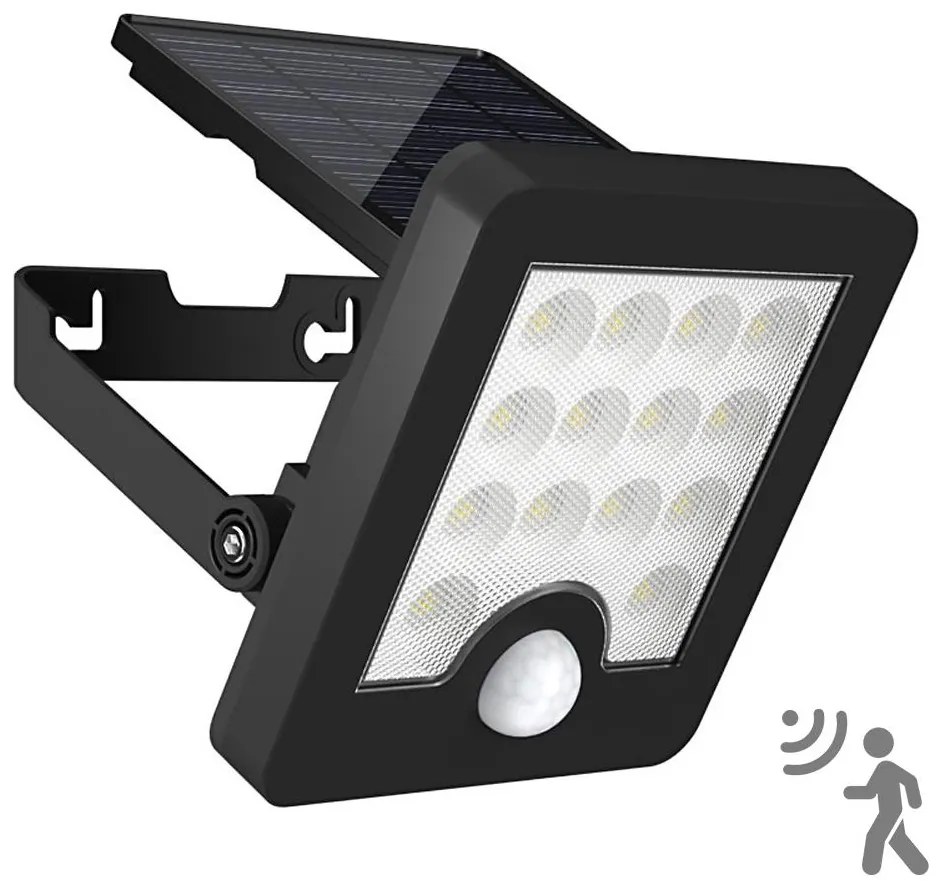 Top Light - Proiettore solare da parete a LED HELEON S LED/5W/3,7V IP65 4000K