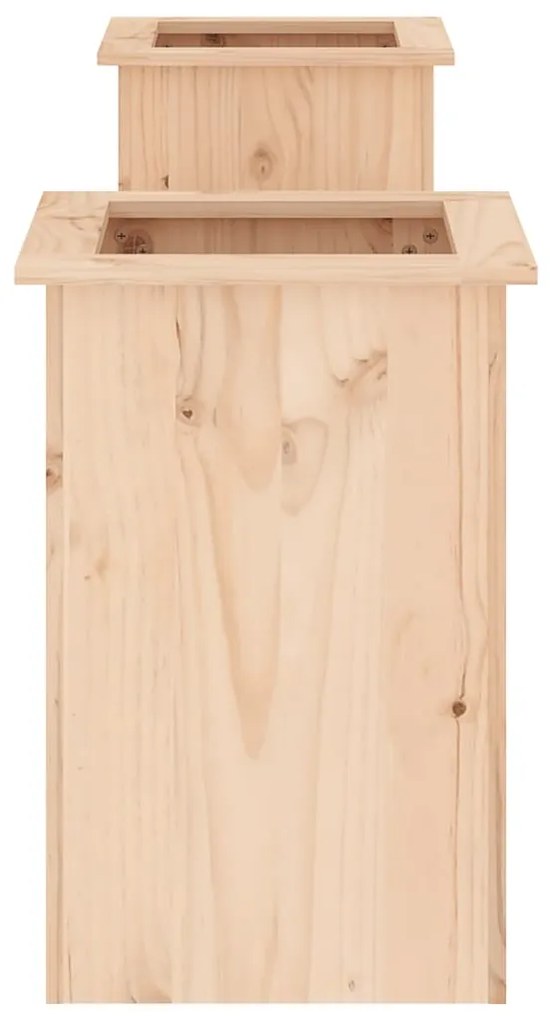 Panchina con Fioriera 184,5x39,5x56,5 cm Legno Massello di Pino