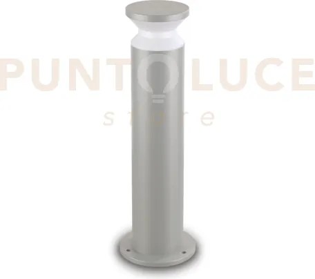 Torre paletto 1 luce attacco e27 60cm ip65 grigio