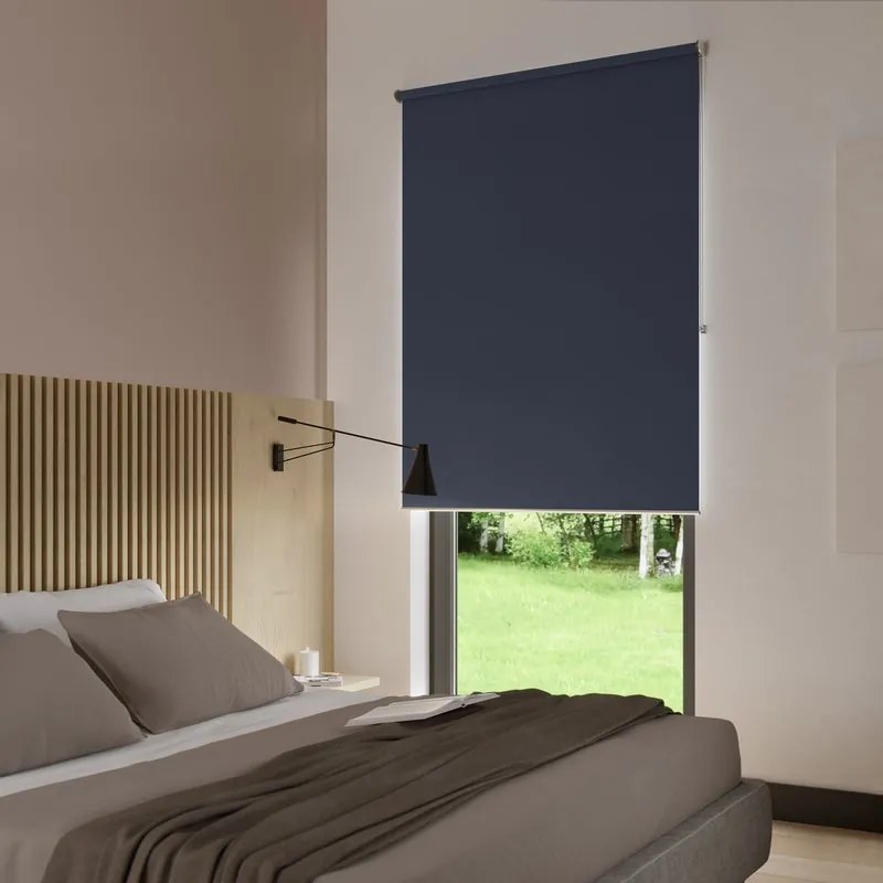 Tenda a rullo oscurante INSPIRE Bossa blu 105x250 cm