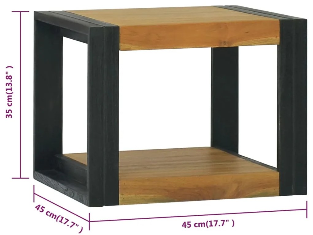 Mobile da Bagno 45x45x35 cm in Legno Massello di Teak