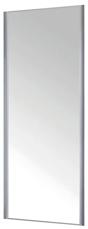 Anta scorrevole per armadi a specchio L 90.8 x H 270 cm grigio argento