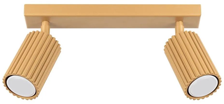 Sollux SL.1561 - Faretto KARBON 2xGU10/10W/230V oro