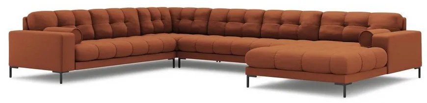 Divano angolare color mattone (angolo sinistro) Bali - Cosmopolitan Design