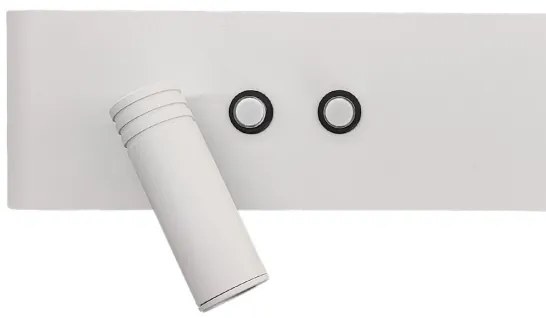 Faretto da parete LED RESORT LED/10W/230V + LED/3W, bianco, sinistro