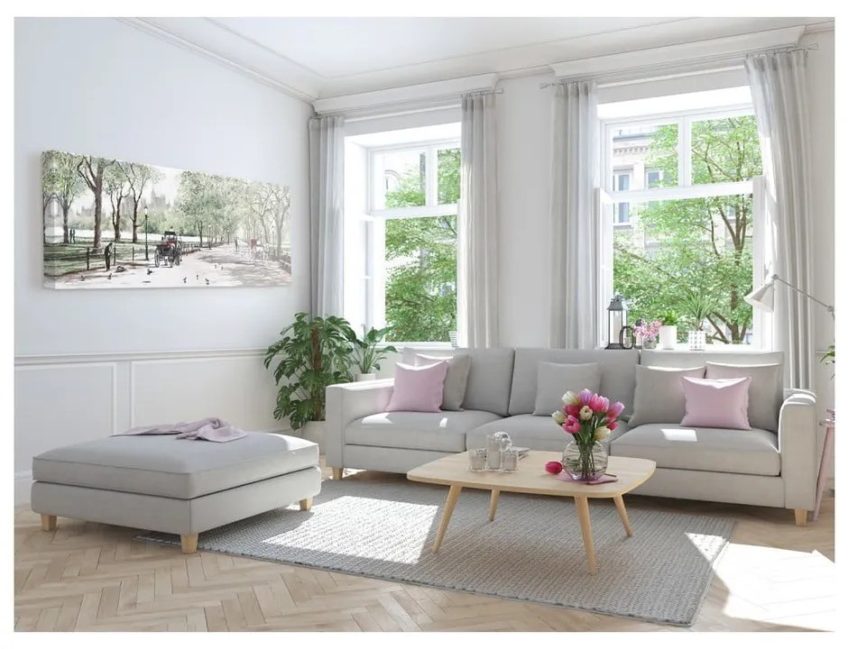 Immagine su tela, 60 x 150 cm Canvas Watercolor Central Park II - Styler