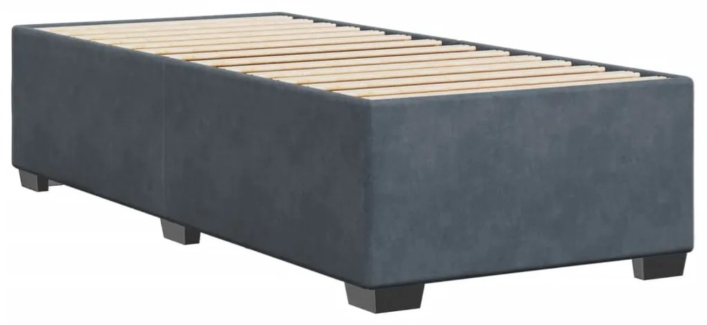 Giroletto grigio scuro 80x200 cm in velluto