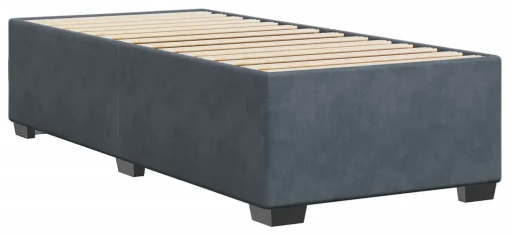 Giroletto grigio scuro 80x200 cm in velluto