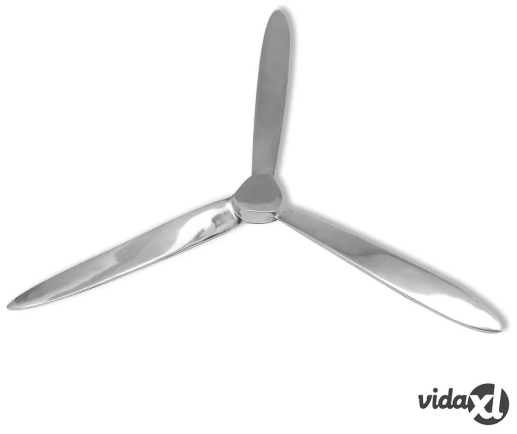 vidaXL Elica Montaggio a Muro Alluminio 70 cm Argento