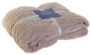 Coperta DKD Home Decor Rosa Rombos 150 x 200 x 1 cm