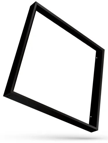 Telaio in metallo per l'installazione di pannelli LED 600x600 mm nero