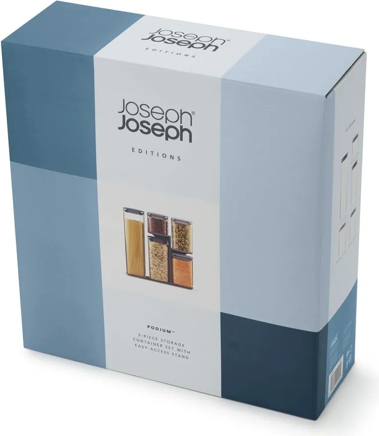 Vasetti per alimenti in set da 5 Podium - Joseph Joseph