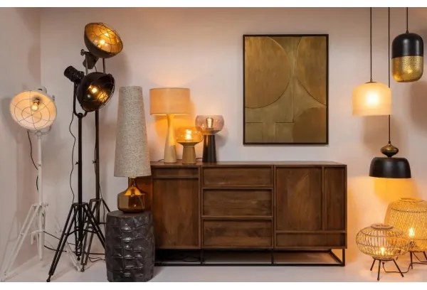 Lampada da tavolo BASICLABEL 1xE27/40W/230V bambù