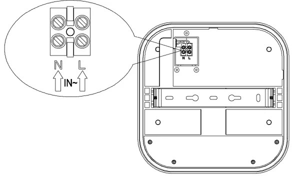 Top Light - Applique da esterno LED con sensore BARI LED/20W/230V IP65