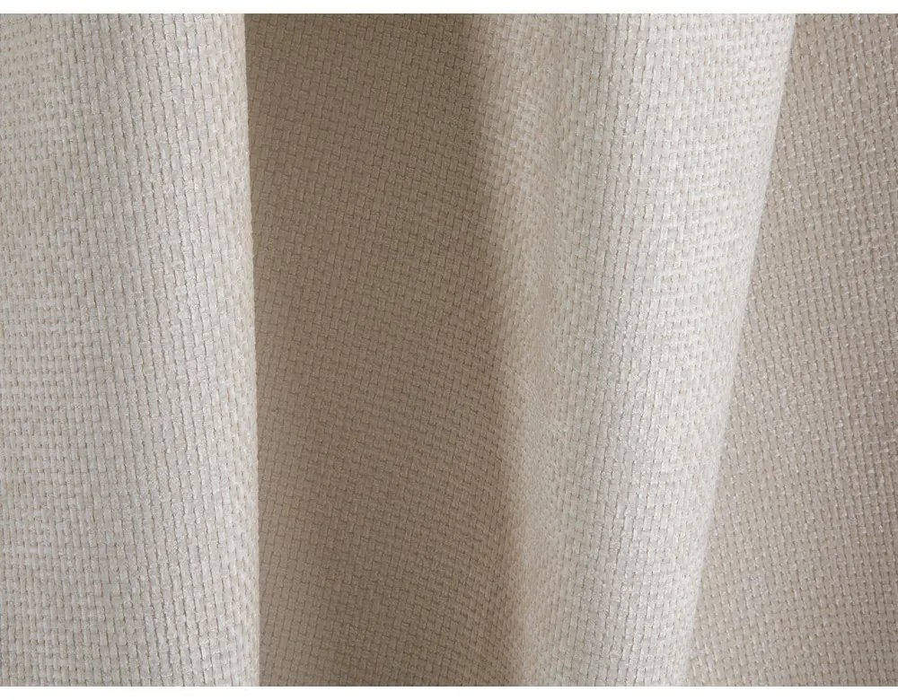 Divano angolare color crema (con penisola a sinistra/a U) con rivestimento in ciniglia Treno – Cosmopolitan Design