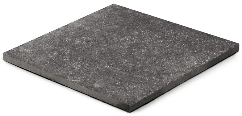 Lastra di cemento Blustone Dark Rectif in gres naturale nero L 60 x L 60 cm, spessore 30 mm