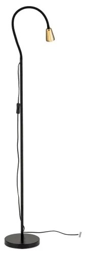 Orion - Lampada da terra flessibile DOTTY 1xGU10/10W/230V nero/ottone