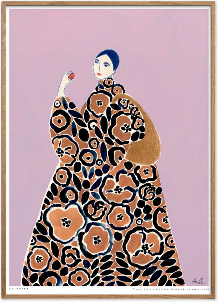 Stampa digitale incorniciata Flower Coat