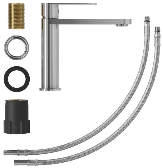 Miscelatore per lavabo TARNBY 17,3 cm, cromo lucido