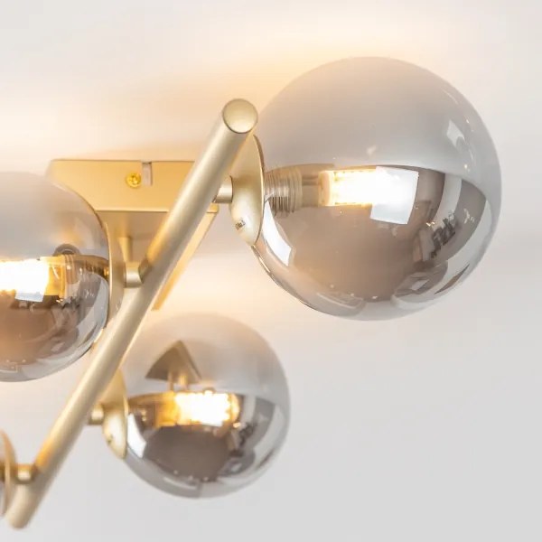 Brilagi - Lampadario a plafone LED MILLA 4xG9/3W/230V oro/fumé