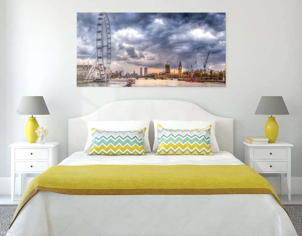 Quadro su tela – Londra unica e il fiume Tamigi