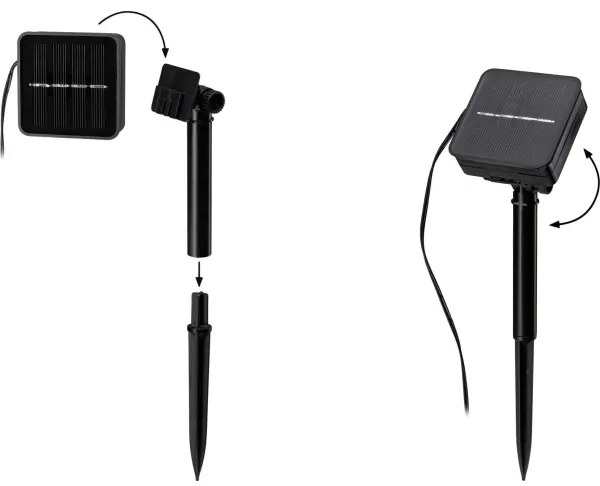 Paulmann 78896 - LED/0,3W IP44 Striscia solare 3m 1,2V 1000 mAh