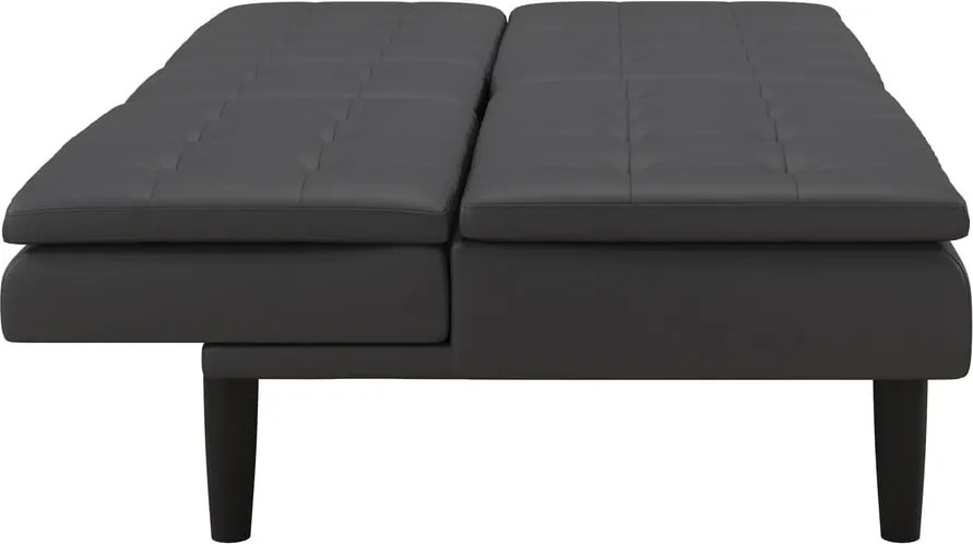 Divano letto grigio in similpelle 191 cm Maine - Støraa