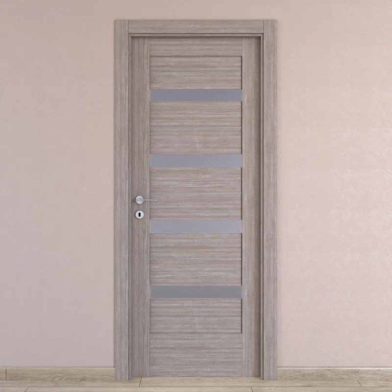 Porta battente Capena 5 beige L 70 x H 210 cm destra