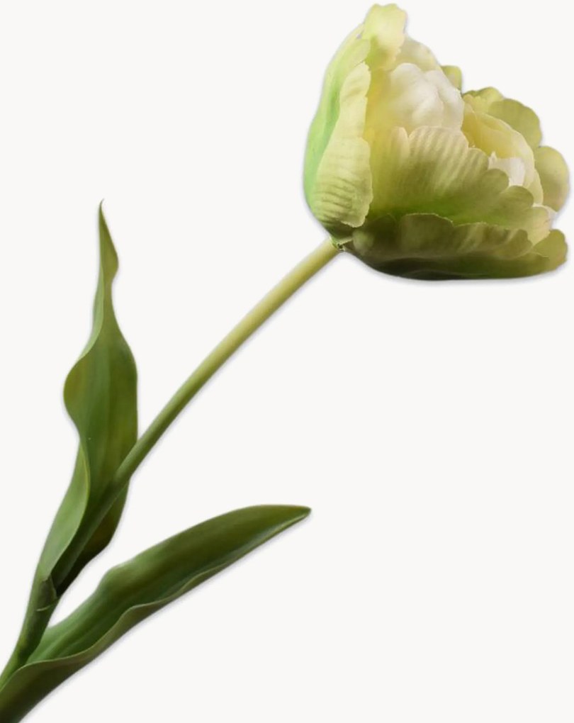 Set di 3 fiori artificiali fatti a mano Tulip