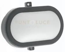 Plafoniera led extra antracite 10w 1100lm 4000k dimmerabile ip54 11...