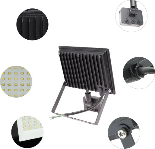 Proiettore LED con sensore di movimento NOCTIS LUX 3 LED/50W/230V 3000K IP44 nero