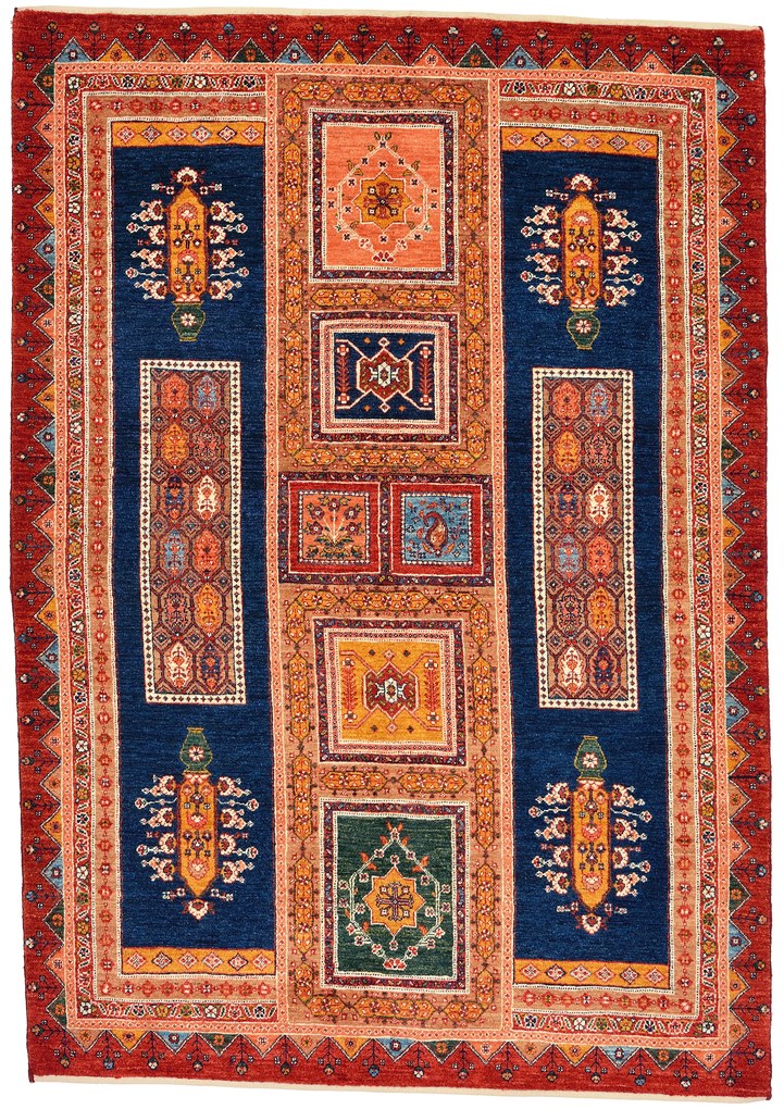Loribaft Tappeto persiano 140x210 (Iran) Annodato A Mano