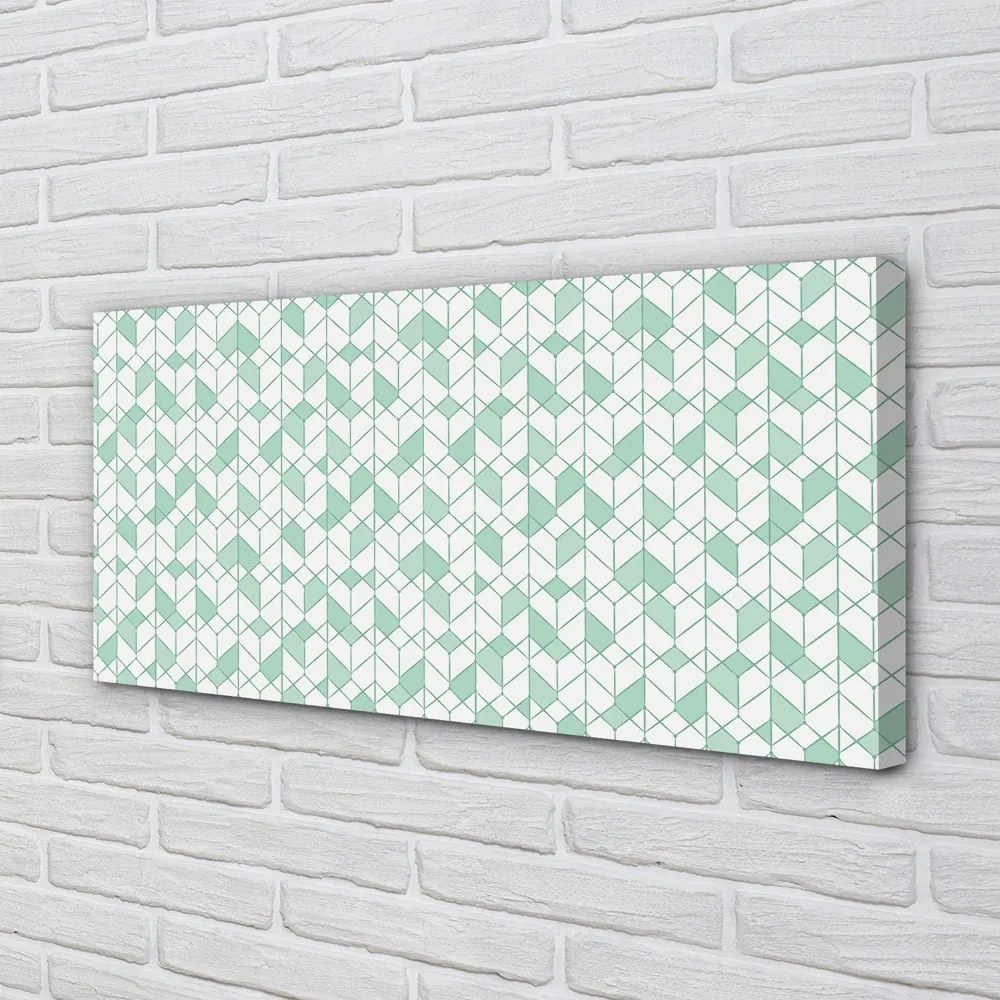 Quadro su tela Cubi 3d 100x50 cm