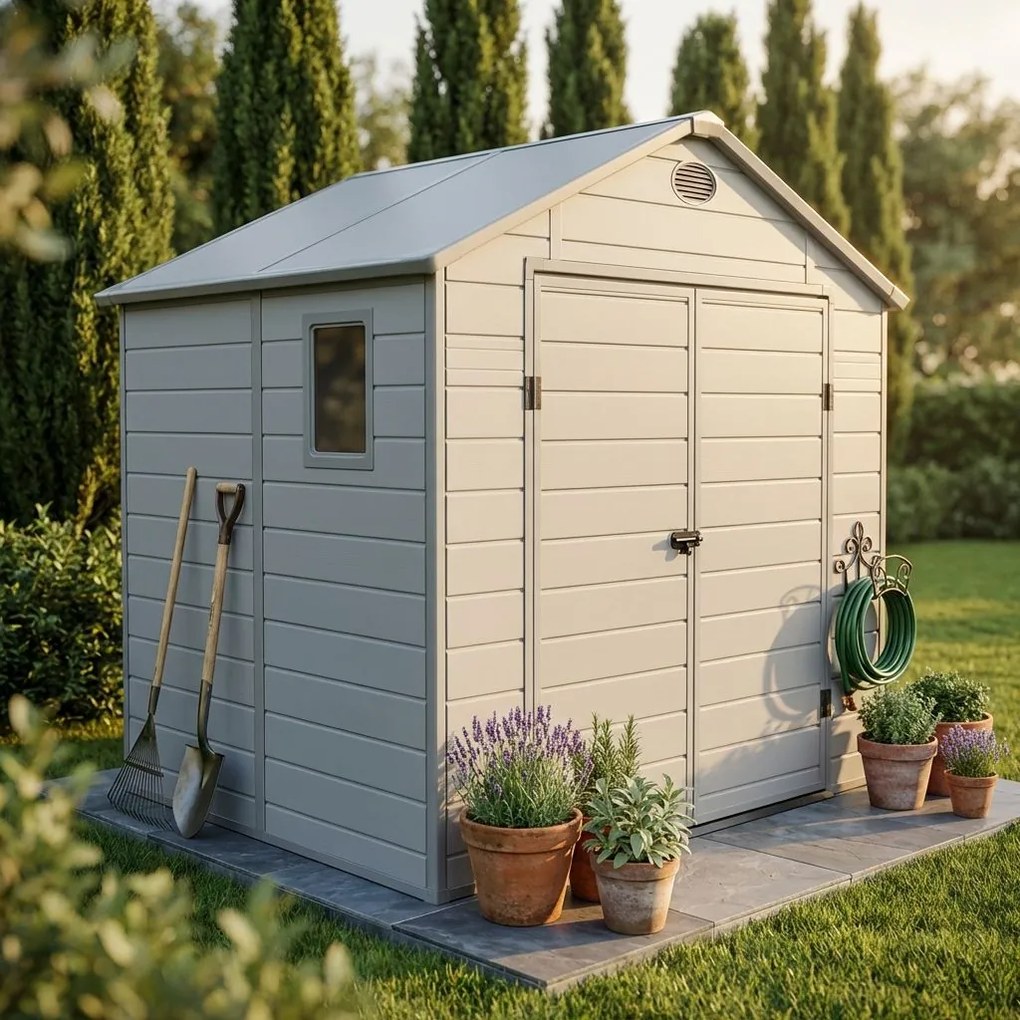 UTILITY - casetta in resina da giardino porta attrezzi