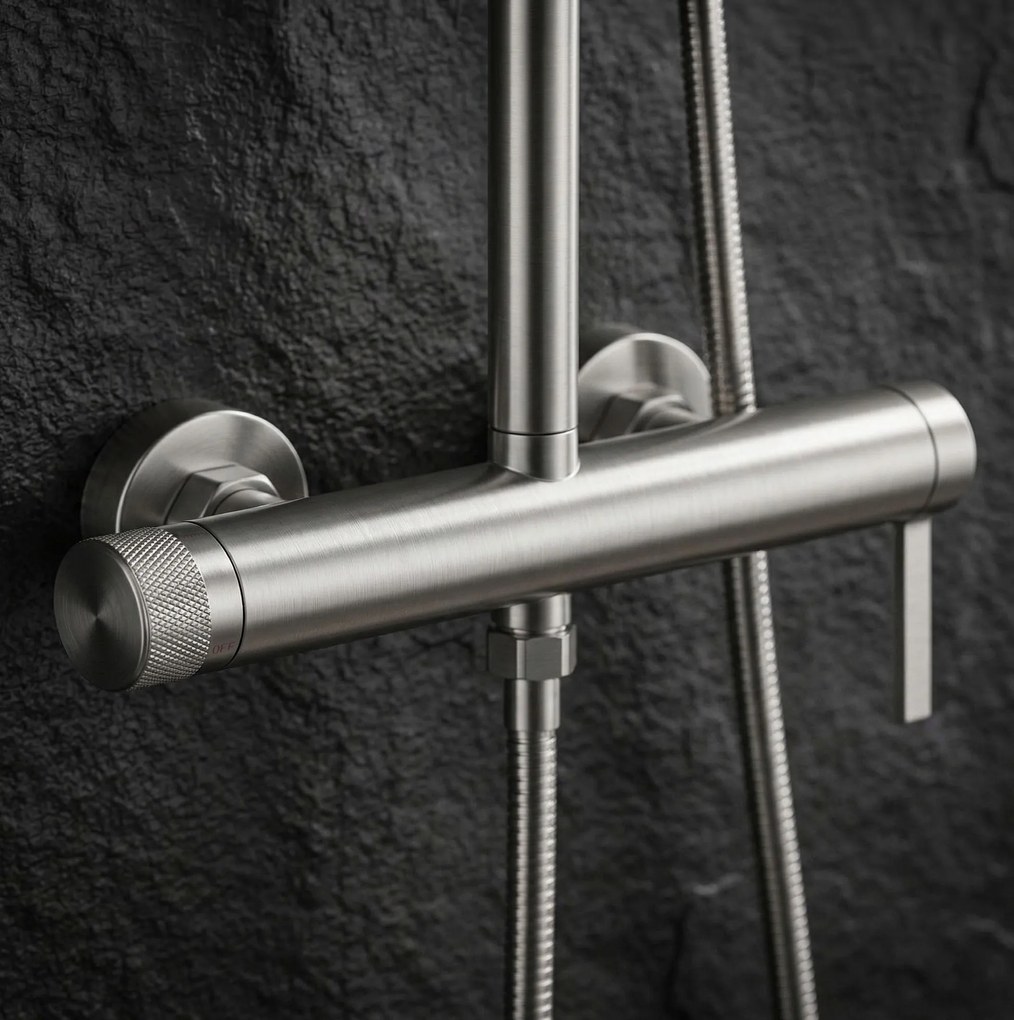 Set doccia Rea Rivo Brush Nickel