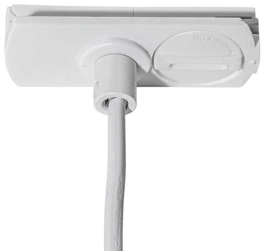 Lampada a sospensione bianca moderna per sistema binario monofase - Iconic Frini