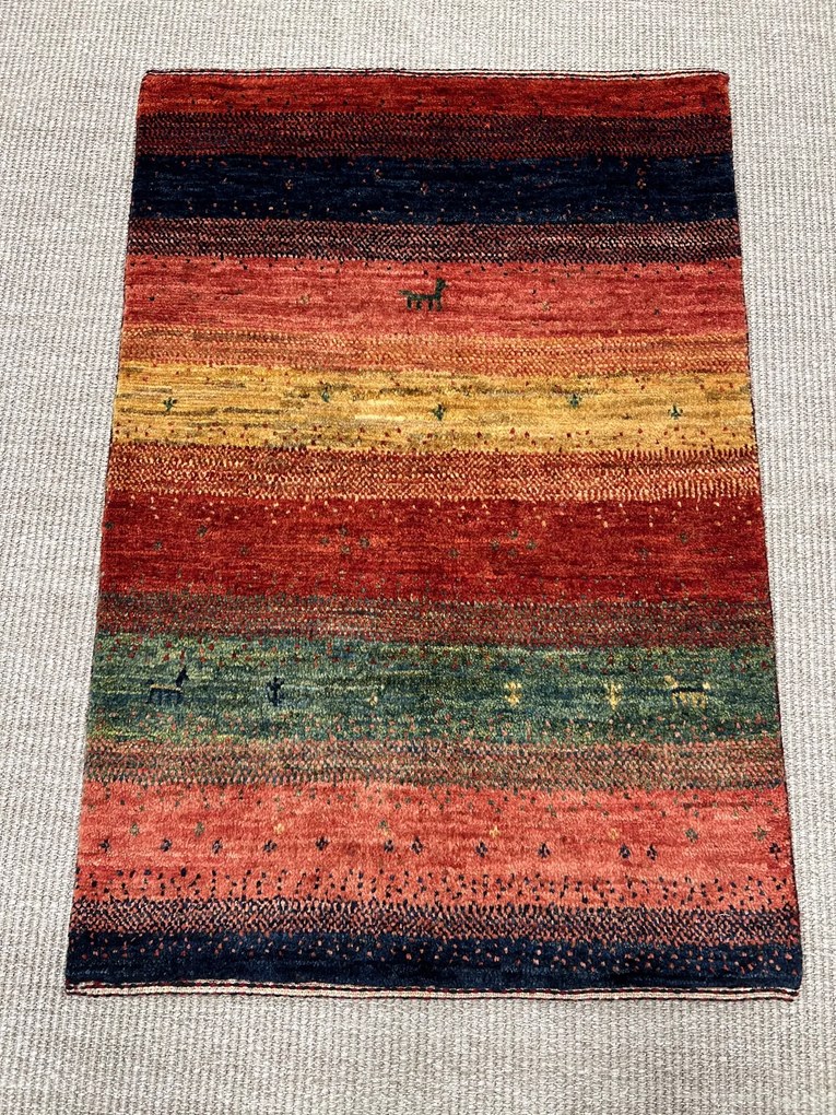 Loribaft Tappeto persiano 90x60 (Iran) Annodato A Mano