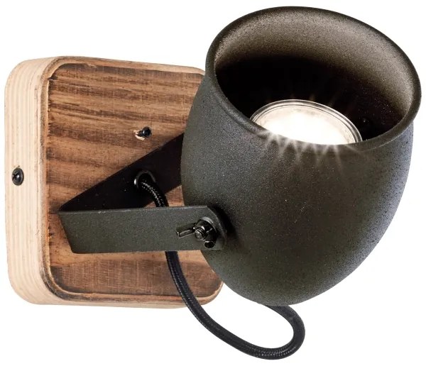 Brilliant - Faretto da parete CROWTON 1xGU10/6W/230V pino