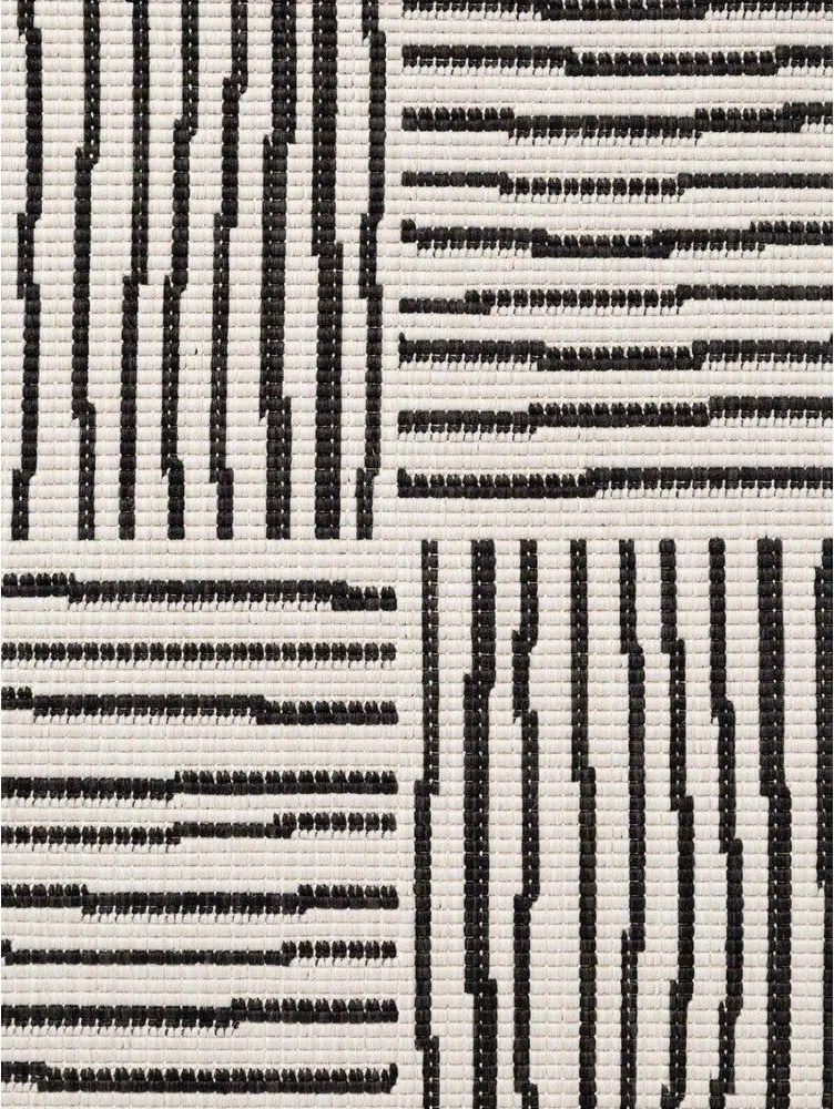 Tappeto da interno/esterno nero/color crema 120x170 cm Haringey Nightingale – Ted Baker