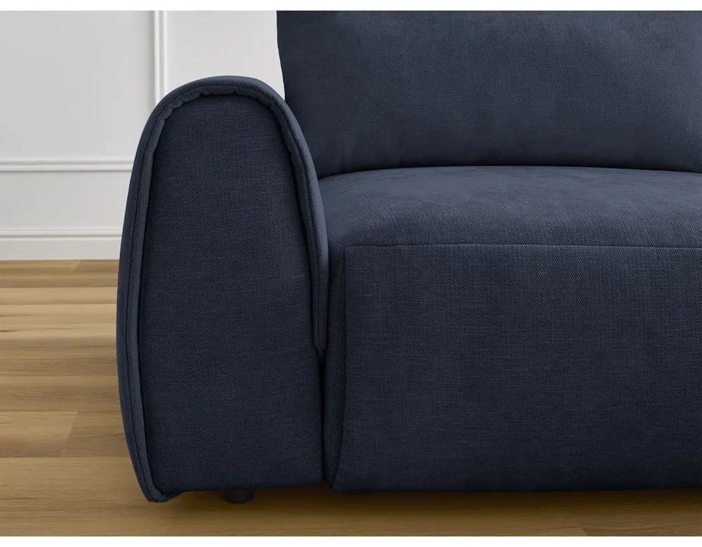 Divano angolare in blu scuro Aden – Bobochic Paris