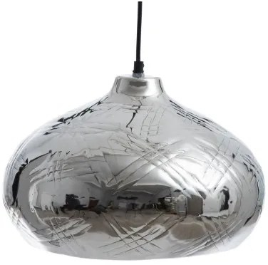 Lampadario 34 x 34 x 23 cm Argento Alluminio